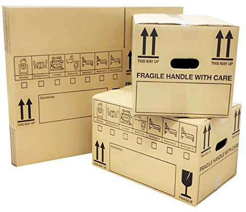 PPD New 20 Large Cardboard House Moving Boxes - Removal Packing Box