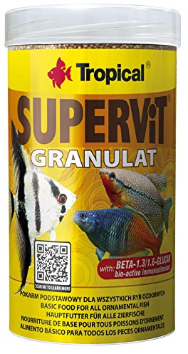 Tropical Supervit Alimento Granulado para Peces Ornamentales, 138 g