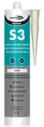 Bond-it S3 Ivory High Performance Sanitary Grade Silicone Sealant
