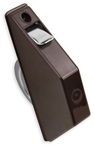 DIWARO® Mini Halbeinlass-Gurtwickler | Lochabstand 135 mm | ohne Gurt | braun