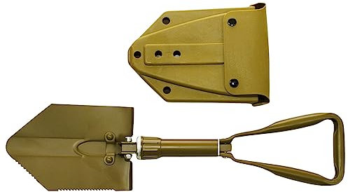 MFH BW Folding Spade with Cover Coyote Tan