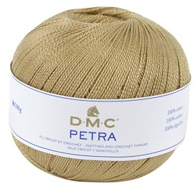 DMC - Petra - Filato da maglia e uncinetto | 100% cotone - Ideale per abbigliamento, baby, accessori e decorazione casa