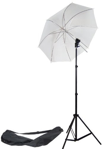 DynaSun W968S Kit d'éclairage pour Studio Photo/Vidéo avec Trépied + Douille + Parapluie et Sac pour Flash Cobra Esclave