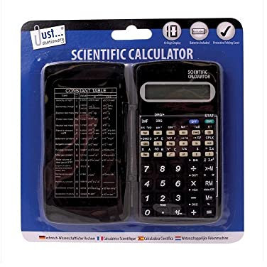 Just Stationery Scientific Calculator,Black