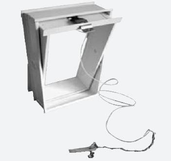 Domodul ® Lüftungsflügel Glasbausteine Zugvorrichtung, weiß Glasbaustein-Fenster 8cm, Größe [mm]:240x240