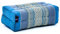 LEEWADEE Bloc de Yoga en Kapok - Coussin Brique Artisanal Fait à la Main pour Le Yoga, 35 x 18 x 12 cm, Bleu Clair