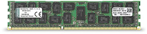 Kingston ValueRAM Memoria RAM DIMM 16 GB ECC Registered DDR3-1600