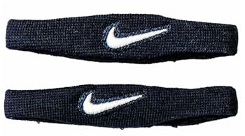 Nike Dri Fit Bänder, 1 Paar (Marineblau/Weiß, OSFM)