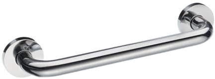 Smedbo FK806 Living Wannengriff Duschgriff Edelstahl Silber 36,5 x 8,5 x 5 cm