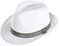 W WIDMANN MILANO Party Fashion 0409L - Fedora Panama Hut, Kopfbedeckung, Accessoire, Karneval, Mottoparty