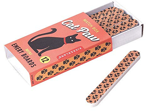 Kikkerland Cat Paw Emery Board Match Box