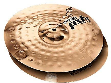 Paiste PST 8 Reflector Rock Hi-hat Cymbals - 14-inch