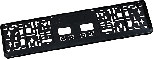 Nummernschildhalter Plus mit unbedruckter Werbeleiste, VE 1 Stück