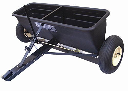 Greenstar - Epandeur en Ligne à Tracter - Châssis INOX - Capacité Max : 80 kg - Largeur Epandage : 100 cm - Débit Réglable - Pneus 12,5 avec Chambre à Air