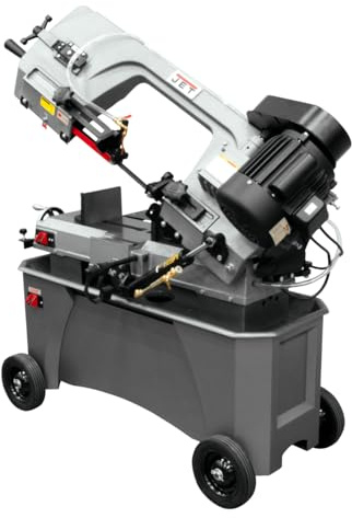 JET 7 x 12 Deluxe Metal Cutting Horizontal/Vertical Band Saw, 3/4 HP, 115/230V 1 Ph (HVBS-712D)