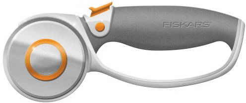 Fiskars Rotary Cutter for Fabric - 60mm Titanium Rotary Cutter Blade - Craft Supplies