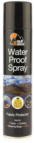 2 X 300ml Water Proof Spray Fabric Protector Tents Camping Fishing Hiking Clothe