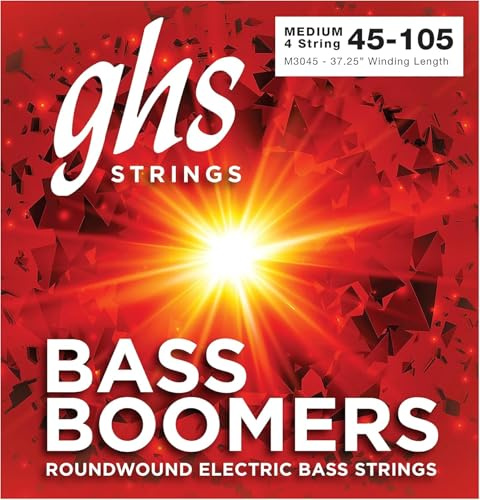GHS Boomers - Muta di corde per basso, tensione: Medium 45-105