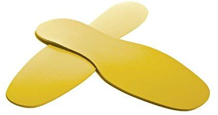 Poron Full Length Insoles | 100% Shock Absorbing | XRD Yellow (Extreme Impact Protection)