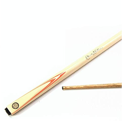 BCE Ronnie O'Sullivan ORANGE FLARE Cream Butt 2pc Ash Pool Snooker Cue 9.5mm Tip