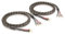 VIABLUE SC-4 SILVER BI-WIRE High-End Lautsprecherkabel Adrerendhülsen, echtvergoldet, 1 Paar mit Splitter 1.5 m