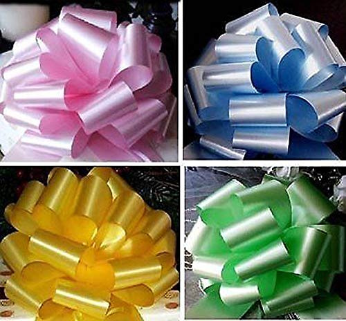 Gift Bows 10 x 50 mm Assorted Colours for Floral Tributes / Bouquets / Gift Decoration / Weddings