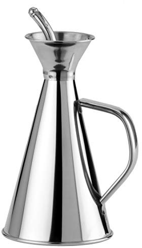 Ilsa 383 - Oliera Anti-Goccia in Acciaio Inox, Colore: Argento 1/4 l Argento