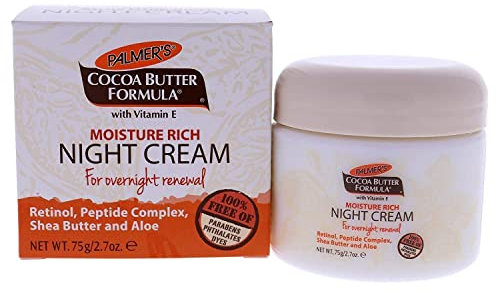 Palmers Cocoa Butter Moisture Rich Night Cream for Unisex 2.7 oz Cream