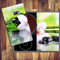 Gsmarkt Herdabdeckplatten Schneidebrett Set 2x30x52 Glasbild Stein