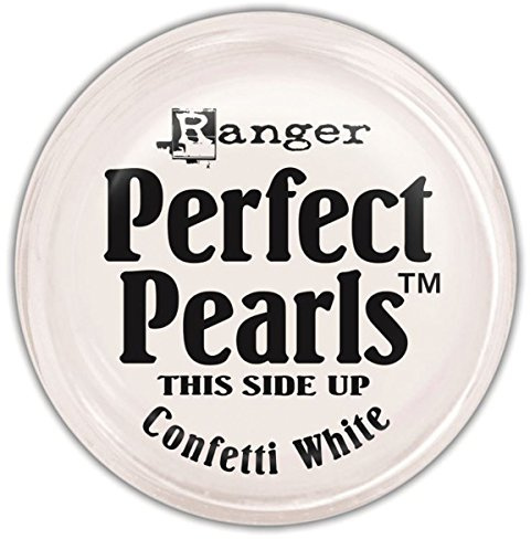 Ranger Perfect Pearls Pigment Powder .25oz, Confetti White