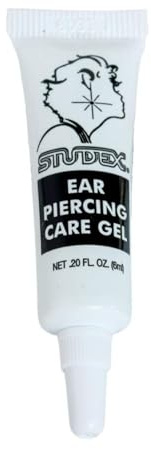 Studex Ear Piercing Care Gel – Ear Piercing Aftercare Gel with Soothing Aloe Extract to Protect Skin & Promote Recovery, Safe for Sensitive Skin (.20 Fl Oz)