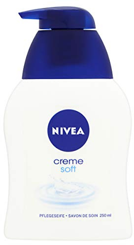 NIVEA Creme Soft Soap (250 ml), Nourishing Hand Soap with Almond Oil, Mildly Scented Cream Soap for Protection and Hygienically Clean Hands