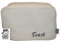 Cozycoverup® Toaster Cover Cream Embroidered 'Toast' (2 Slice Toaster 19cm(h) x 20cm(d) x 30cm(l))