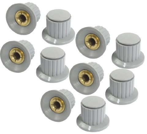 sourcing map 10 Stücke 6mm inner Potentiometerachse Potentiometer Kontrolle Drehknopf Knopf