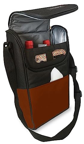 Vin Bouquet Borsa Termica, Consistenza, Nero E Bourdeos, 0 cm