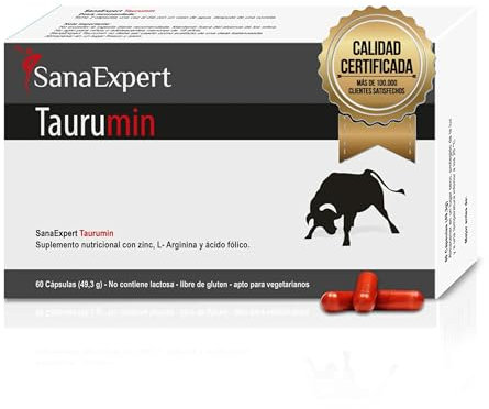 SanaExpert Taurumin, capsules contre la dysfonction érectile, 60 unités