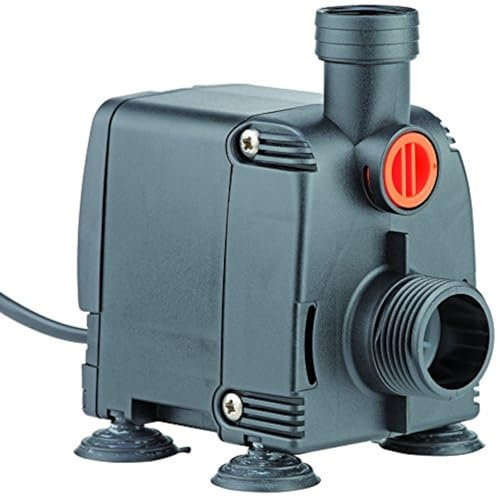 Eden 57231 155 Aquarienpumpe, 4.200 l/h - Leise Pumpe für Wasserzirkulation, Wasserförderung, Wasserfilterung mit Selbstreinigung zum Dauereinsatz innerhalb und außerhalb vom Aquarium