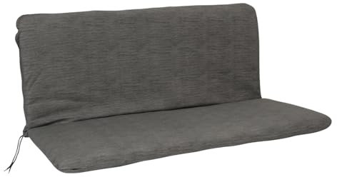 DEGAMO Auflage Arizona für Gartenbank 2-sitzer 98x88cm, anthrazit