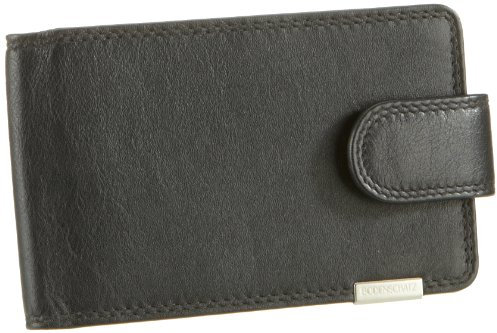 Bodenschatz Kings Nappa 8-673 KN 01, Unisex - Erwachsene Portemonnaies, Schwarz (black), 12x8x1 cm (B x H x T)