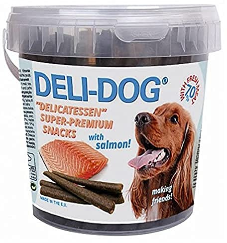 Deli Dog Snack Perro Palitos Blandos Sabor Salmón - 800 gr