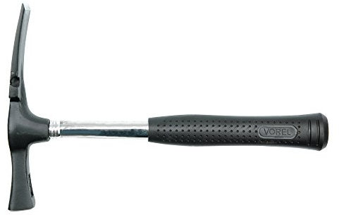 VOREL 32705-Marteau de maçon type b acier tubulaire avec manche 600 g TUV/GS