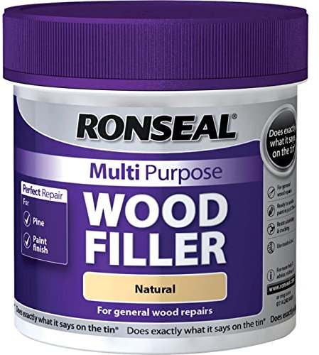 Ronseal MPWFN465 465 g Multi-Purpose Wood Filler Tub - Natural