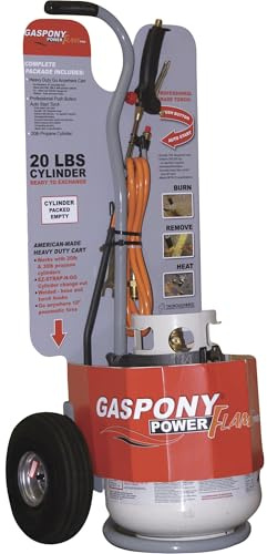 Thoroughbred GasPony TB-PFP Power Flame Pro Complete Propane Torch Heating Solution