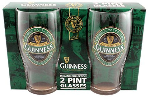 McLaughlin's Irish Shop Green Guinness Gläser 2er Set