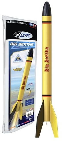 Estes 1948 Big Bertha Rocket-Building Kit, Intermediate Flying-Rocket-Model Kit for Ages 10+
