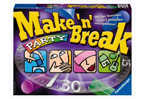 Make 'N' Break Party (Spiel): Welches Team baut in den 4 Disziplinen am schnellsten?