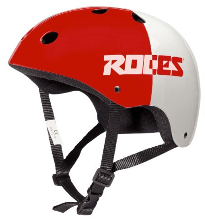 Roces Casque pour Homme Aggressive Bicolore Blanc Blanc/Rouge l