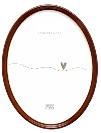 Deknudt Rahmen S100H1-13.0X18.0 Oval, Nubaum