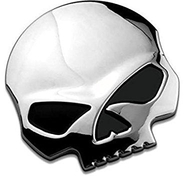 3D Skull Aufkleber Motorrad Aufkleber 7 * 6.8cm Schädel Emblem Aufkleber Auto Kofferraum Styling Zubehör Abziehbilder