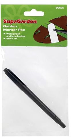 SupaGarden Garden Plant Label waterproof marker pen (Black ink)